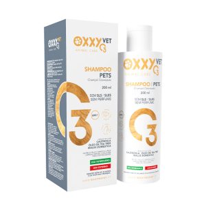 OxxyO3 Vet Shampoo Ozonizado para Cães e Gatos | Pele Sensível e Pelo