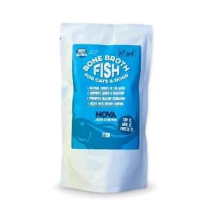 Caldo de Peixe para Cães 230ml | Hidratação e Pele e Pelo