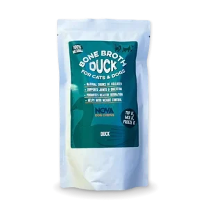 Caldo de Ossos de Pato para Cães 230 ml | Hidratação e Suporte Digestivo